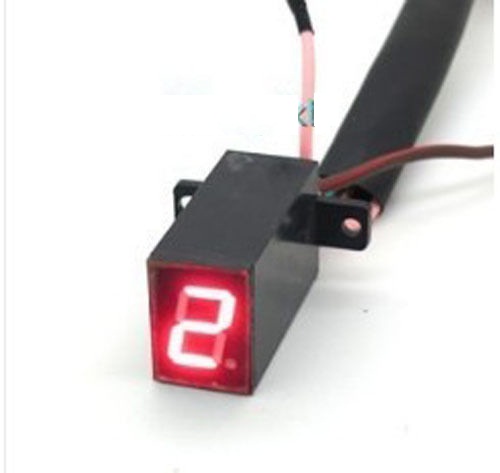 Universal Digital Gear Indicator for Motorcycle Red